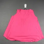 TS Taking Shape Womens Tank Top 20(AU) or Large Pink Basic Sleeveless $44RP