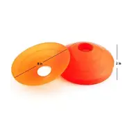 Athletic Works 20 Count Orange Low-Profile Track and Field Training Cones