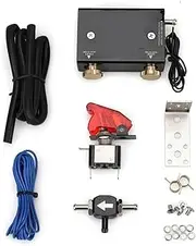 turbocharger Blue Dual Stage Electronic Turbo/Turbocharger Psi Boost Controller Kit/w Switch Turbo Solenoid Valve