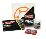 KTM 250 SX-F 2006 - 2020 15T/50T RHK O-Ring Chain & Orange Steel Sprocket Kit