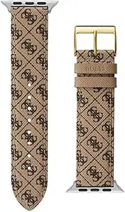 [GUESS] Brown Logo Leather 38-40 mm Band for Apple Watch