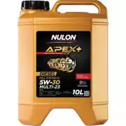 Nulon APEX+ DPF Diesel Long LIfe Full Synthetic Car Engine Oil 5W-30 10 Litre