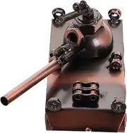 ABOOFAN Retro Tank Model Figurine Craft Decorative Ornament for Home Office and Collectors Vintage Iron Tank Miniature for Display and Souvenirs