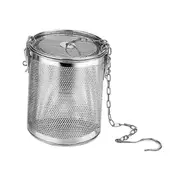 Stainless Steel Tea Ball Strainer Soup Seasonings Seperation Basket Spice Filter silver 0.3L