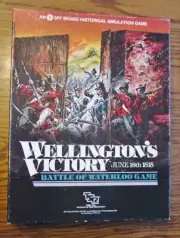 TSR SPI - Wellington's Victory - Battle of Waterloo 1815 Game (UNPUNCHED)