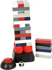 small foot wooden toys Dynamite Wobbling Tower Game Designed for Children Ages 3+ Years