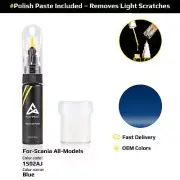 Touch Up Paint For Scania All Models 1502AJ Blue With Polish Paste