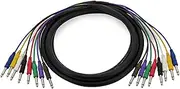 SWAMP 8 Channel 1/4" Mono Audio Snake Cable - 2m