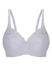 [Triumph] Embroidered Minimizer Underwire Bra in Purple