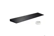 VEVOR Cuttable Threshold Ramp Rubber Wheelchair Ramp Solid 4 cm Rise 90 cm Wide