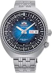 [ORIENT] Men's Japanese Automatic/Hand Winding Wrist Watch World Map Revival, Blue, Japanese
