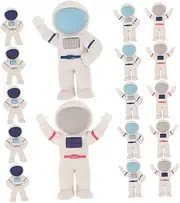 Homoyoyo 48pcs Mini Astronaut Erasers Cute Space Themed School Supplies for Classroom Fun Party Favors and Carnival Prizes Engaging TPR Material Pencil Mark Removal