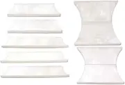 White Mother of Pearl Shell Guitar Block Fretboard Inlay Material Set