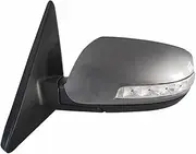 Compatible For Kia Sorento 2009-2014 With Turn Signal Light Electric Folding Heating Car 9 Wire Rearview Mirror Assembly 87610-2P150(Grey Left)