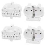 2G11 Lamp Holder, 4Pcs 4-pin LED Tube Lamp Socket Connector for Fluorescent