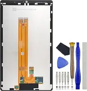 Black Tablet Full LCD Digitizer Touch Screen Assembly Replacement for (WiFi Version) Samsung Galaxy Tab A7 Lite Tab A7 Lite Wi-Fi SM-T220 8.7" with Tool Kit
