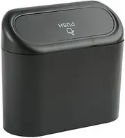 Auto Car Mini Trash Rubbish Can Garbage Dust Dustbin Box Case Holder Bin Trash