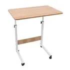 HG (31.5x15.7in Walnut Color)Sofa Bed Side Table Mobile Laptop Computer Desk