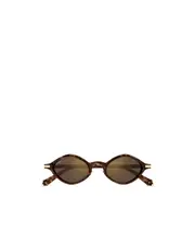Cartier Geometric Frame Sunglasses 48 Havana