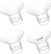 Momcozy Flange Insert 21mm Compatible with 24mm Flange/Shield of Most Pumps, Insert for Breast Pump Replacement Accessories, 4PCS 21mm