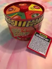 Jelly Belly Bean Boozled Fiery Five Collectors Spinner Tin 3.36 oz Genuine
