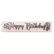 Plastic Embossing Folder DIY Craft Template Mold Stamp Stencils Happy Birthday