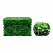 20PCS Artificial Plant Wall Grass Panels Hedge Vertical Garden Ivy Interlock Mat
