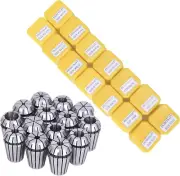 ER20 Spring Collet Set for CNC Engraving and Milling (14 Pieces)