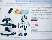 Bebang Ultra Power Microscope (Brand New) 100X -2000X with Smart Phone Adapter.
