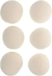 YOSADIER 6 Pack Anti-Static Wool Softener Laundry Balls for Washing Machine Dryer Natural Fabric Softener Reduce Wrinkles Lint 6cm