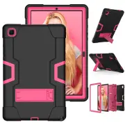MCC Stylish Shockproof Samsung Galaxy Tab A8 10.5" Case Cover X200 X205 [Black+Magenta]