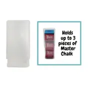 2 Empty Pool Cue Chalk Holder Case Holds up to 3 Pieces of Chalk 1in x 1in