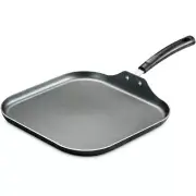 11″ Square Griddle Pan Non-Stick Steel Kitchen Pancake Cooking Frying BBQ Grill