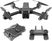 Elinz Drone Gift Ideas for Teen Boys, Kids, Beginners, Adult, Men, Dad, 4K Photo Foldable 2K FPV Dual Camera 2.4Ghz WiFi Quadcopter Brush Motor 1080P Follow Me Mode 1x Battery