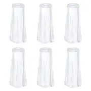 6Pcs Cord Knobs, 34mm Window Blind Tassels Plastic Pull Cord, Transparent