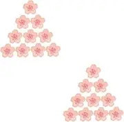 COHEALI 2sets Retro Push Pins Floral Design Pins for Bulletin Board Wall Map Decor School 10pcs*2