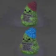 Luminous Cute Potato Plush Positive Gifts Funny Knitting Potato Doll with Positive Card for Birthda