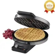 Cuisinart WMR-CAP2 Round Classic Waffle Maker, Brushed Stainless,Silver. NEW