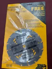 Dewalt Series 20 - 16 Tooth Carbide-Tipped 7-1/4" New Saw Blade, With Heat Vents