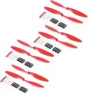 8pcs 1045 10x45 Propeller Prop CW CCW Blade, for DJI, F450 F550 RC DIY Camera Drone Parts A2212 KV1000 Motor Well Balanced Drone Accessories Propeller(Red)