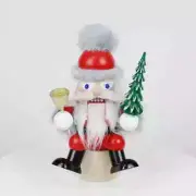 New for 2024- Steinbach Santa with Tree Shelf Sitter - German Nutcracker