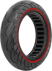 HAUAGEZWU 60/70-6.5 Solid Tire Fit for Ninebot Max G30 G30L G30D Electric Scooter Explosion-Proof Hollow Honeycomb Tyre 10X2.5 Tubeless Tires