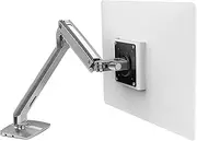 Ergotron – MXV Single Monitor Arm, VESA Desk Mount – for Monitors Up to 34 Inches, 3.2 to 9.1kg – Polished Aluminum