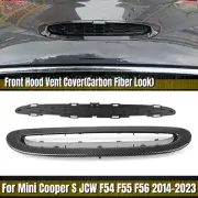 For Mini Cooper S F54 F55 F56 F57 14-24 Front Hood Bonnet Scoop Vent Trim W/Grid