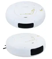 Smart Auto Rechargeable Dry Wet Mop Sweeping Robot Home Floor Vacuum Cleaner - white