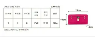 Rebecca bonbon 越洋風情。鑲鑽鎖頭拉鍊長夾