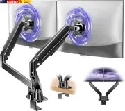 HEYMIX Dual Monitor Stand, Adjustable Computer Monitor Arm Gas Spring Swivel Dua
