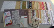 50 + Sheets Of Vintage Scrapbooking Paper: We R Memory Keepers + Stickers +