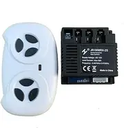 weelye 2.4G Bluetooth Remote Control and JR1958RX-2S Receiver Kit Kids Powered Ride On Car ,Controller Control Box Accessories for Children Electric Ride On Car Replacement Parts