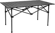 Portable Picnic Table，Camping Folding Table and Chair Set Outdoor Portable Camping Chair Egg roll Table Aluminum Alloy Picnic Table,Rectangle